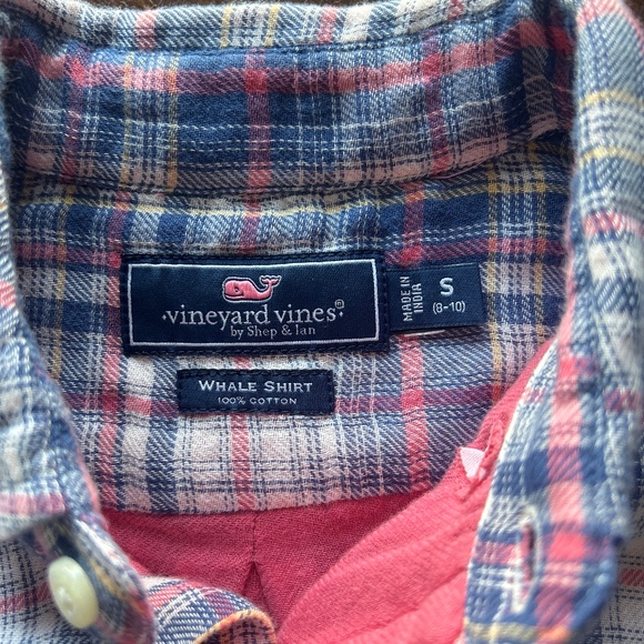 Boys plaid flannel vineyard vines - Picture 2 of 3